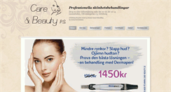 Desktop Screenshot of care-beauty.se